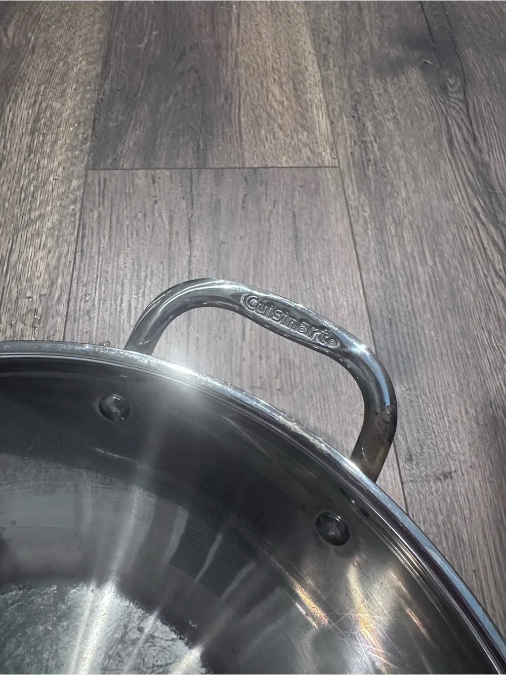 Cuisinart Stainless Steel Wok ~ Silver
